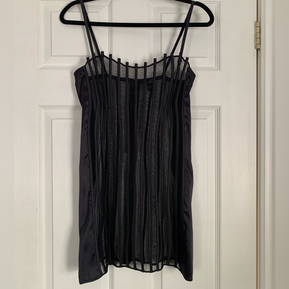 Mesh and Satin La Perla Chemise